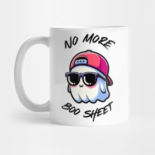 No More Boo Sheet: Hilarious Cute Ghostly Pun Mug